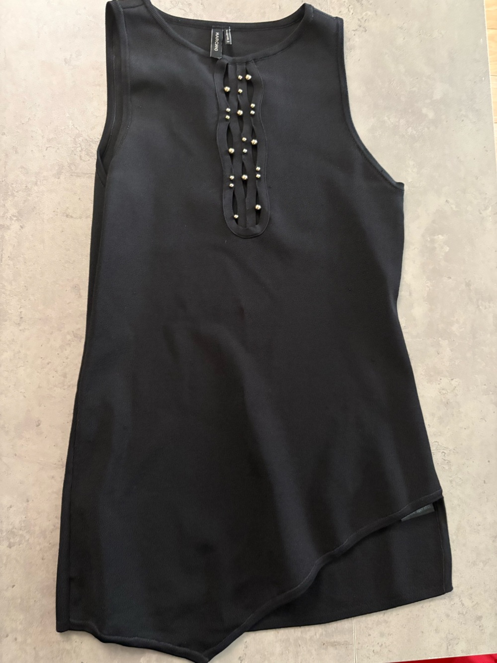 Marciano Black by Guess Sleeveless tank top with Stud Accents